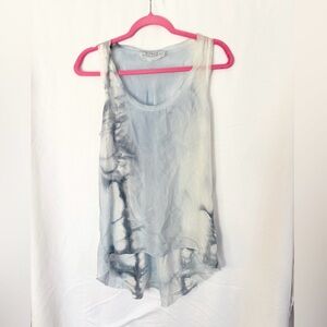 Marika Charles silk hi lo sleeveless blouse size large